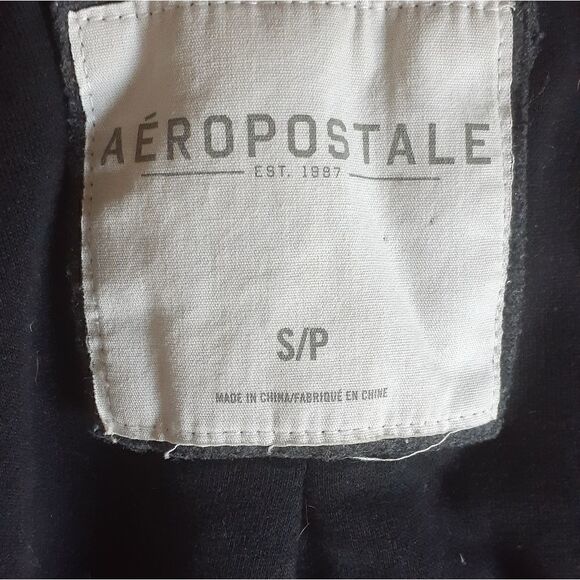 Aeropostale Varsity Style Hooded Jacket - Picture 4 of 5